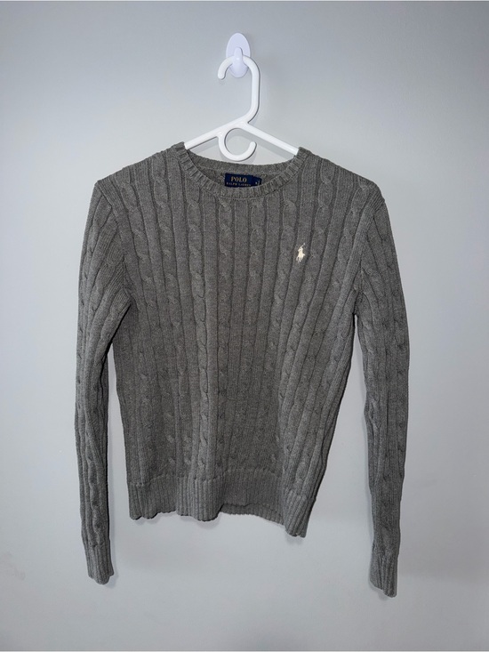 Polo Ralph Lauren Sweaters - Polo by Ralph Lauren Gray Cable Knit Sweater
